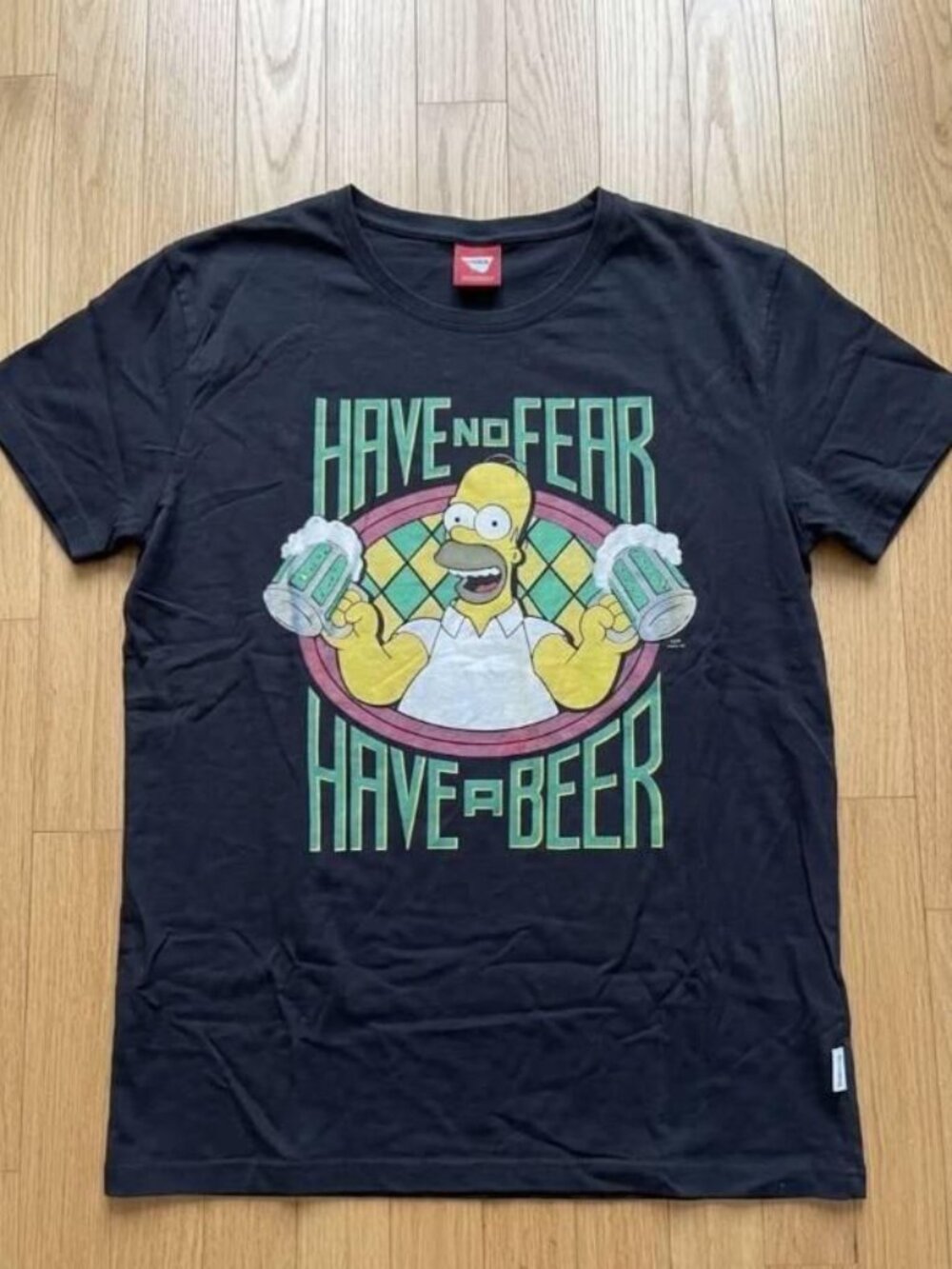 The Simpsons Homer Simpson Have No Fear Have A Beer Graphic T-Shirt #148